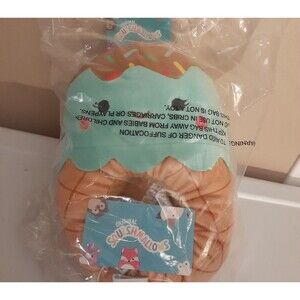 Squishmallows Maya the Mint Ice Cream Slippers Kids Size 11/12 Kellytoy NEW